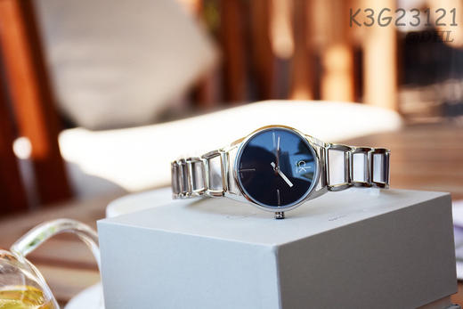 新到货！原单CK Calvin Klein/卡尔文·克莱恩女表 K3G23121
机芯：原装石英机芯
表壳：316L精钢
表镜：矿物质强化玻璃 商品图2