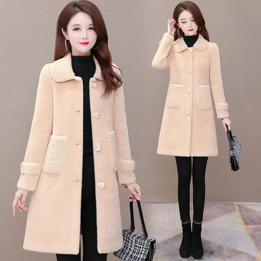 YWE-HL20YKA07加厚保暖貂绒大衣 商品图3