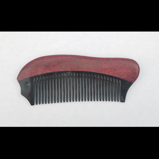 木槿梳子（紫檀木+黑牛角） 商品图1