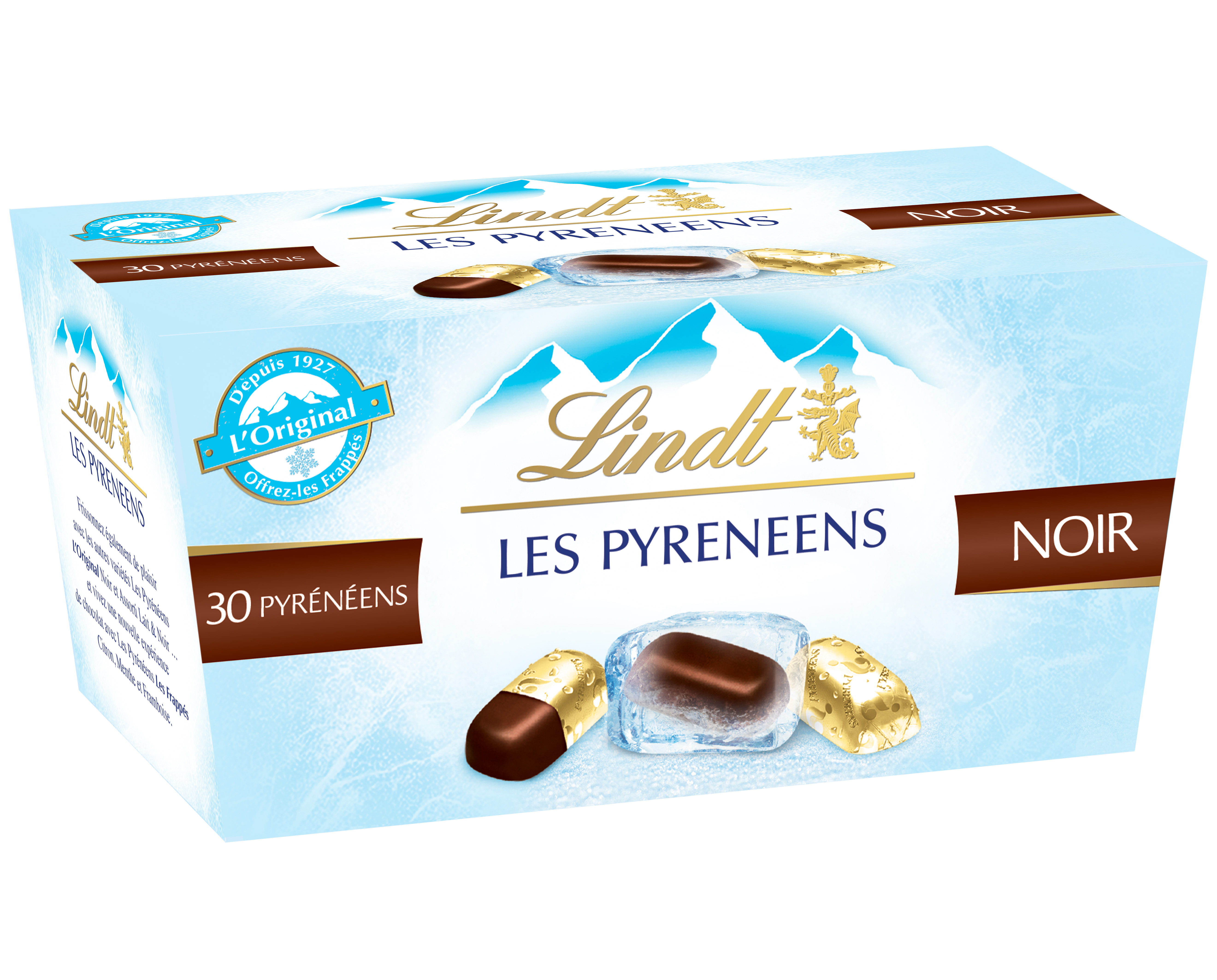 劲爆法国瑞士莲冰山雪融巧克力混合口味175克盒