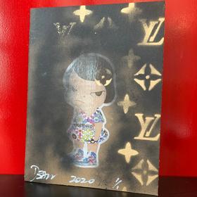 Cardboard Dress GOLD-GXDN