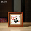 蜀锦小座屏-梅花熊猫 商品缩略图1