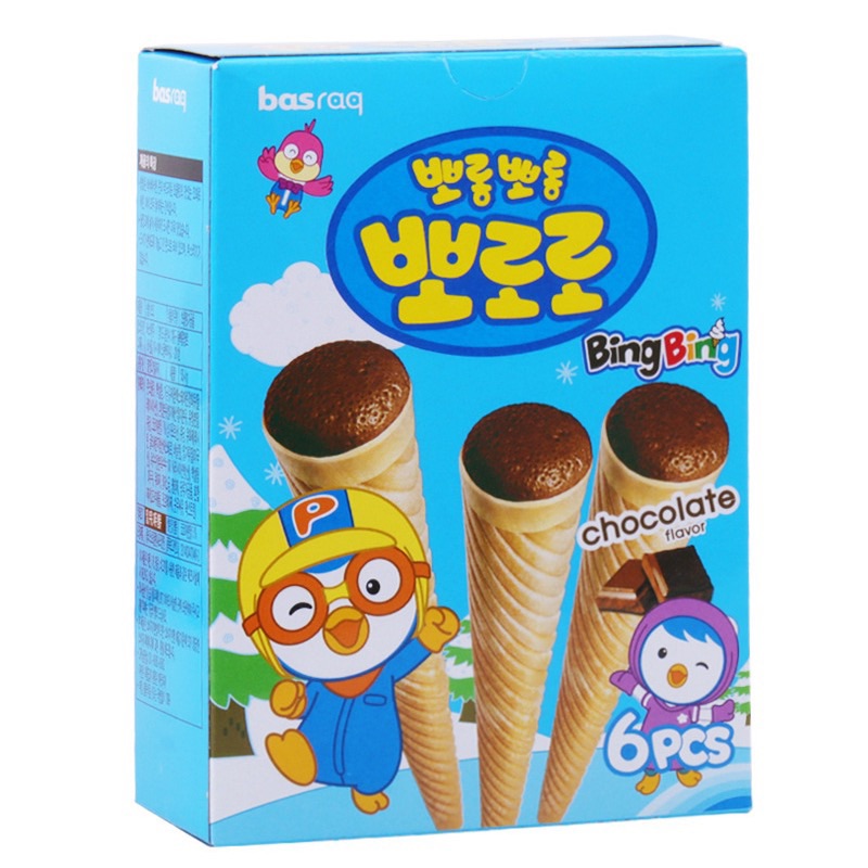 啵乐乐冰激凌形饼干