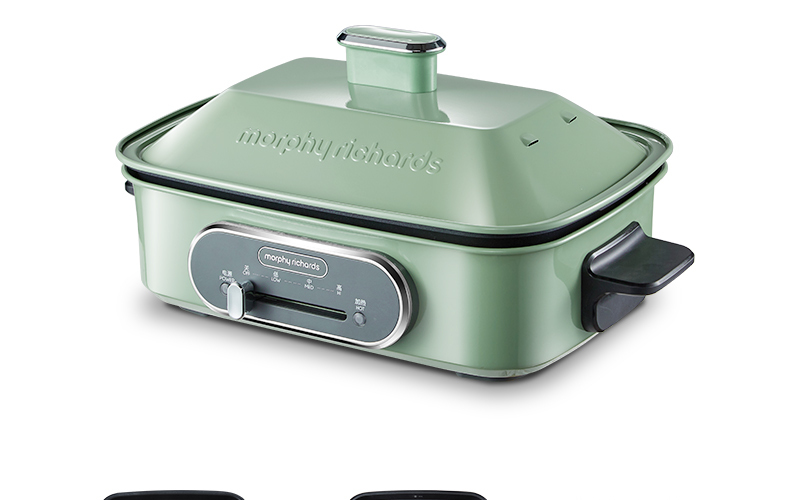 摩飞电器(morphyrichards)mr9088网红多功能锅多用途料理锅电烧烤锅