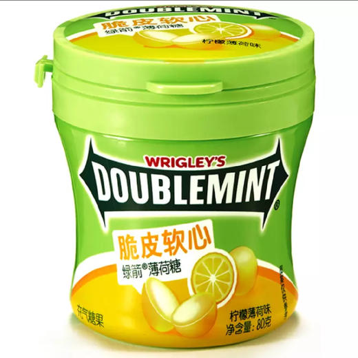80g绿箭脆皮软心柠檬薄荷糖 商品图0