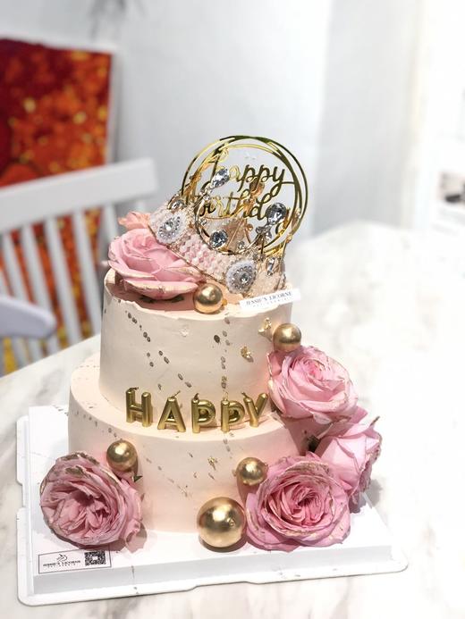 简约大气鲜花蛋糕奶油蛋糕 商品图1