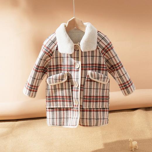 咕噜日记儿童加绒加厚呢子大衣DGW001 商品图10