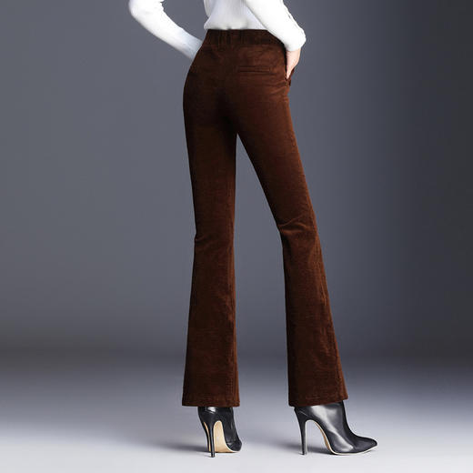 TY-A18TY7730气质灯芯绒微喇裤舒适条纹灯芯绒喇叭女裤 商品图2