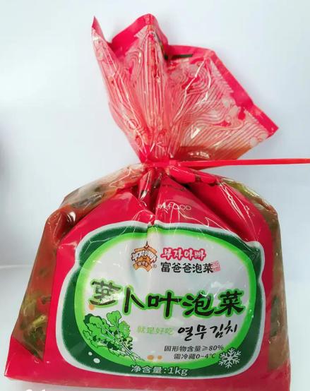 富爸爸 萝卜叶泡菜1kg부자아빠열무김치 1kg 商品图0