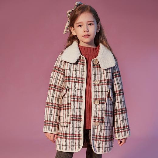咕噜日记儿童加绒加厚呢子大衣DGW001 商品图2