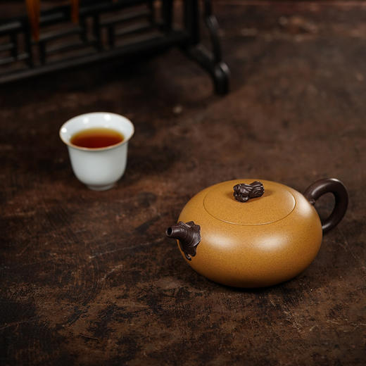 龙德堂陶艺 徐飞制 《升官发财》 原矿黄金段 300cc(库存请咨询客服) 商品图1