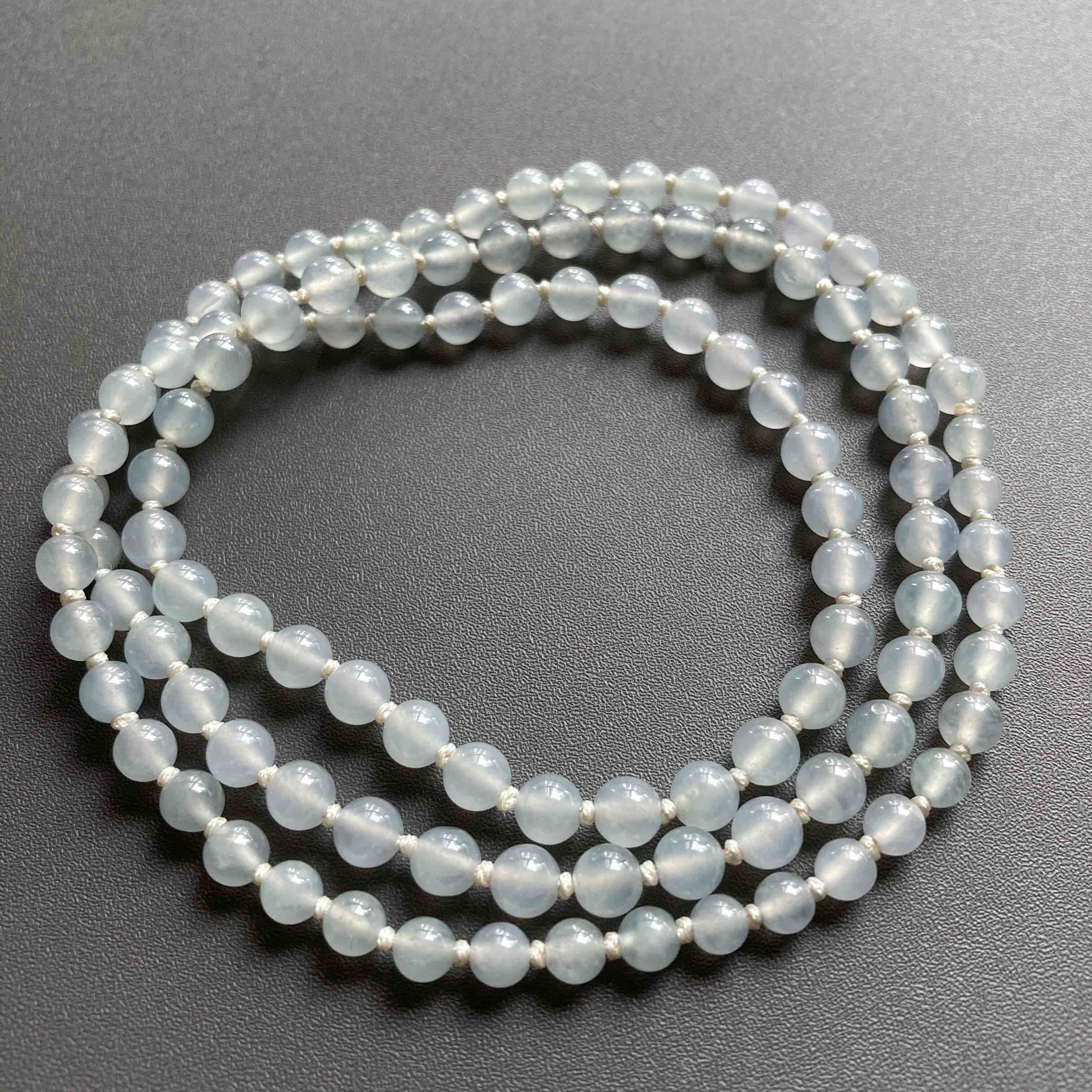 冰种翡翠108珠串