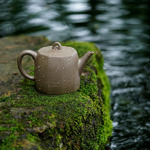 龙德堂陶艺 徐飞制 《先行沐歌》 原矿青段 400cc 库存咨询客服 商品图0