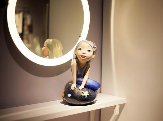 坐在海边的女孩 商品图3