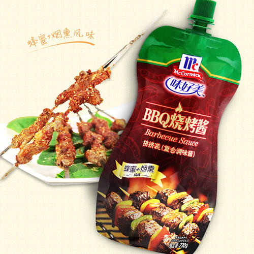 味好美BBQ烧烤酱（挤挤装） 230g 商品图2