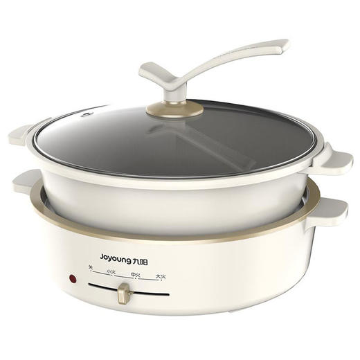 【七楼】九阳（Joyoung）HG50-E16 电火锅 5L 鸳鸯锅烧烤肉一体 插电多功能电热电煮锅 商品图0