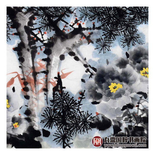 李子玉《青龙出墨海》48*178cm 花鸟横幅作品 卧室/客厅/茶室挂画 商品图5