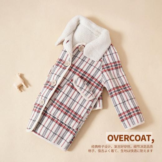 咕噜日记儿童加绒加厚呢子大衣DGW001 商品图6