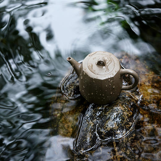 龙德堂陶艺 徐飞制 《先行沐歌》 原矿青段 400cc 库存咨询客服 商品图1