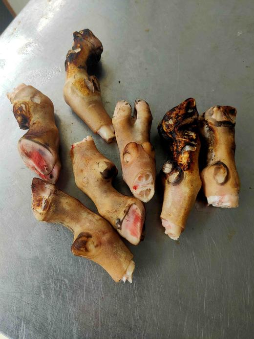 洗干净的黑山羊,羊蹄 1斤