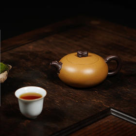 龙德堂陶艺 徐飞制 《升官发财》 原矿黄金段 300cc(库存请咨询客服)