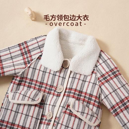 咕噜日记儿童加绒加厚呢子大衣DGW001 商品图1
