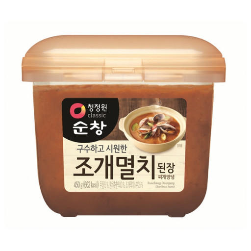 清净园蛤蜊银鱼大酱450g청정원조개멸치된장450g 商品图0