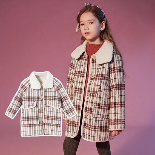 咕噜日记儿童加绒加厚呢子大衣DGW001 商品图3