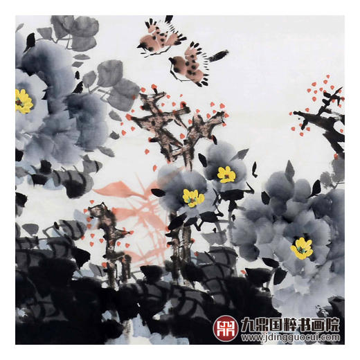 李子玉《神品》48*178cm 花鸟横幅作品 卧室/客厅/茶室挂画 商品图5