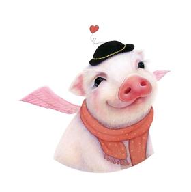 天使小猪/围巾/99版