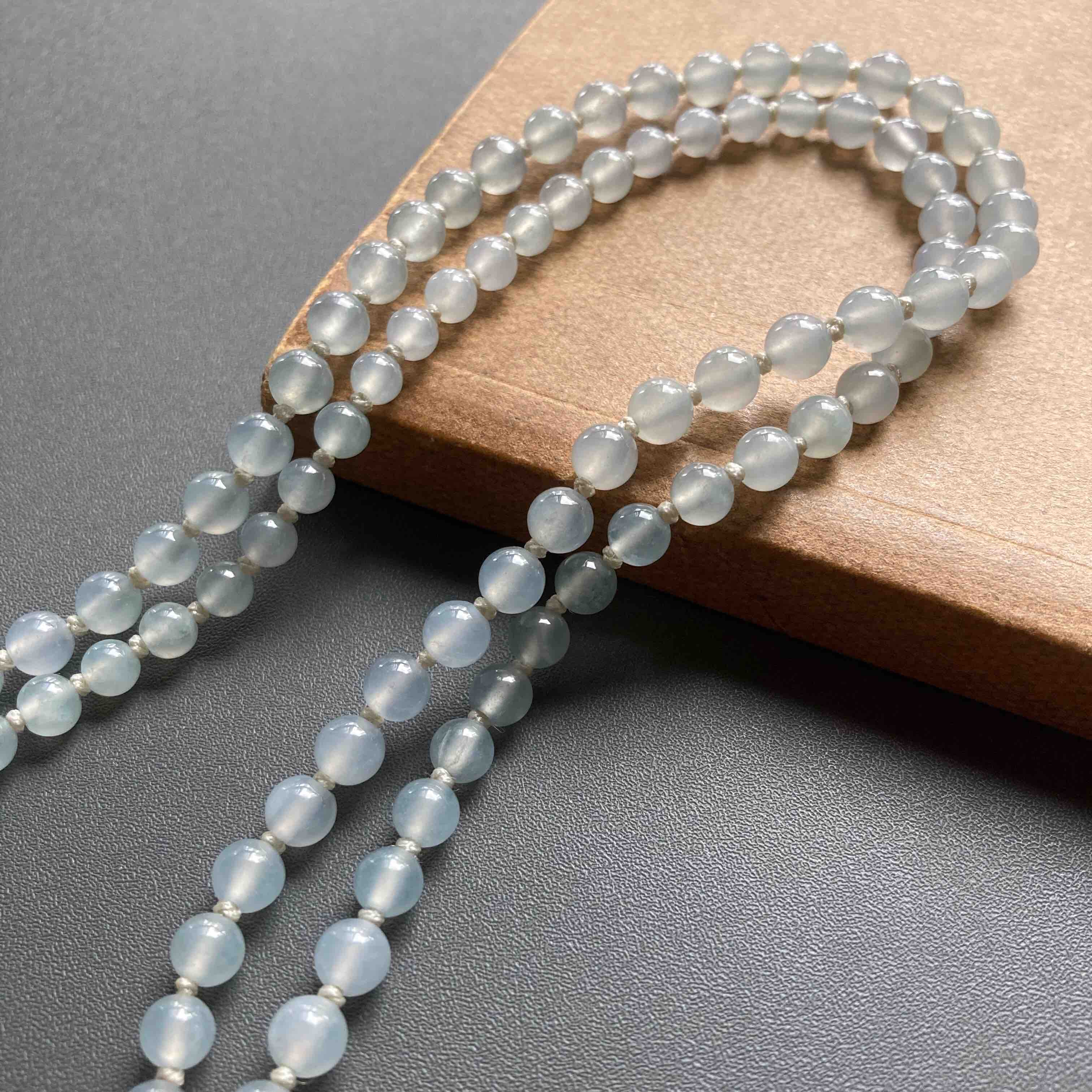 冰种翡翠108珠串