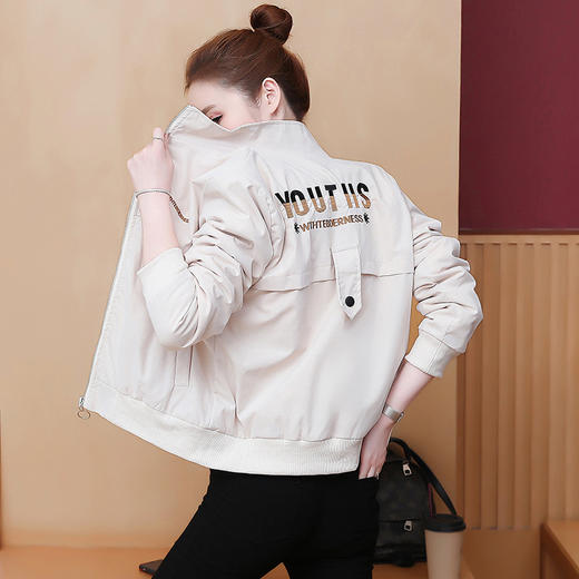 SPYJ-2020女装冬新款韩版长袖加绒加厚外套 商品图2