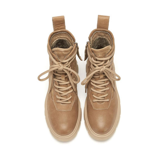 西村名物2020秋季新品马丁靴加绒加厚内里X29DS44851 商品图3