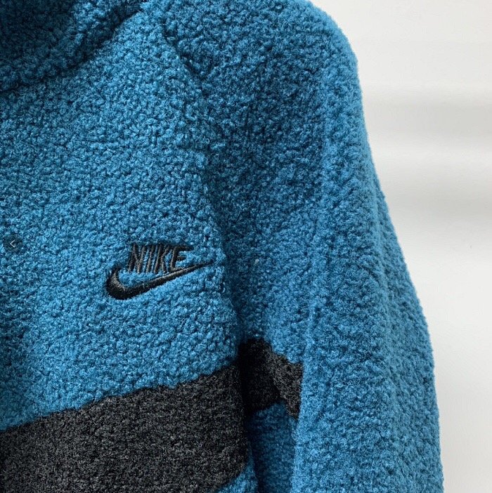 买一件=2件 双面穿big swoosh大钩子 羊羔绒 夹克外套