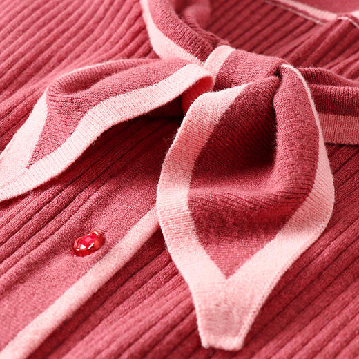 清新减龄兔耳朵领针织衫+半裙两件套装WLZD-2027309 商品图3