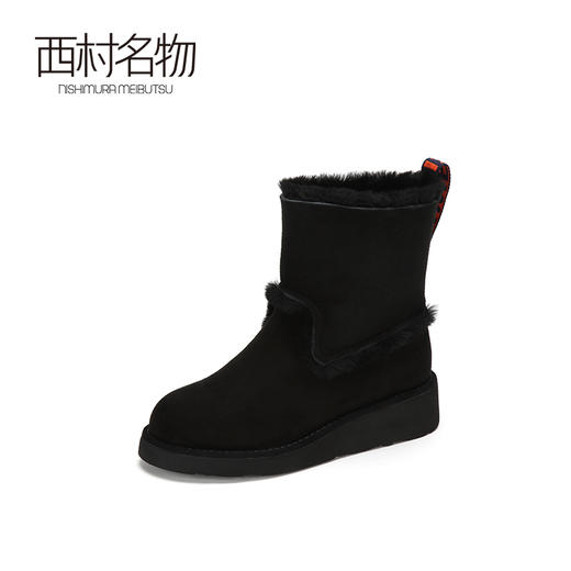 西村名物冬季新款显瘦时尚雪地靴X284S40911 商品图2