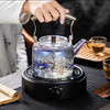 茗见丨五彩玻璃壶 高硼硅玻璃 900ml 不含电陶炉 商品缩略图1