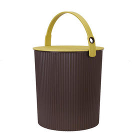 炫彩多功能收纳桶 棕色 20L