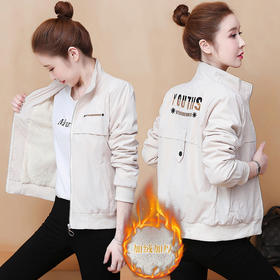 SPYJ-2020女装冬新款韩版长袖加绒加厚外套