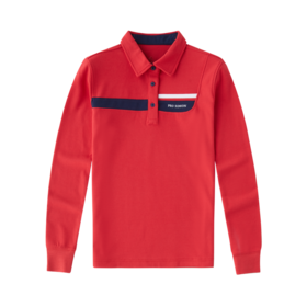 女式长袖polo衫（BJW-032A）