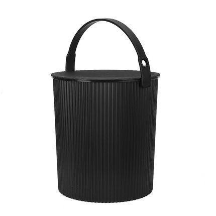 炫彩多功能收纳桶 黑色 10L 商品图0