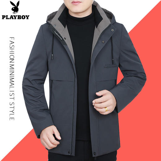 PDD-花花公子冬季新款轻薄羽绒服男中年男士外套冬装中老年短款爸爸装 商品图4