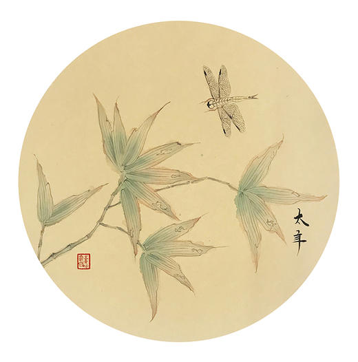 纪太年-真迹-花鸟画《文 竹》玄关 卧室  客厅 商品图1