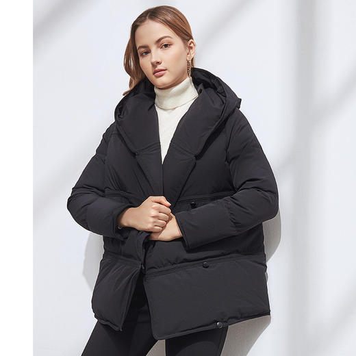 EITIE爱特爱冬季新款通勤加厚保暖显瘦宽松短款羽绒服外套女
6011705 商品图5