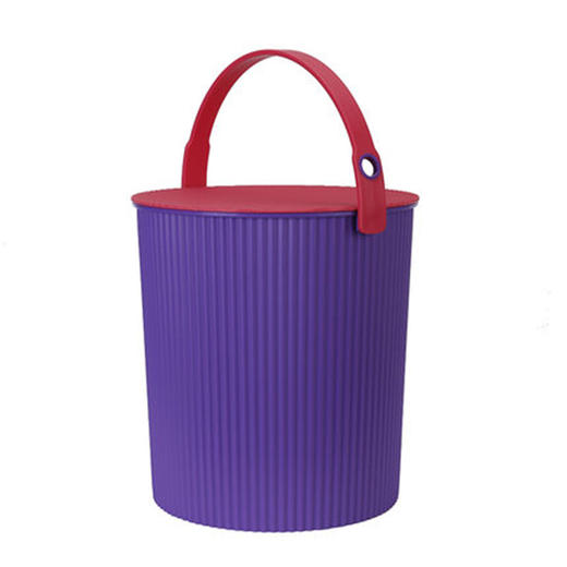 炫彩多功能收纳桶 紫色 4L mini 商品图0