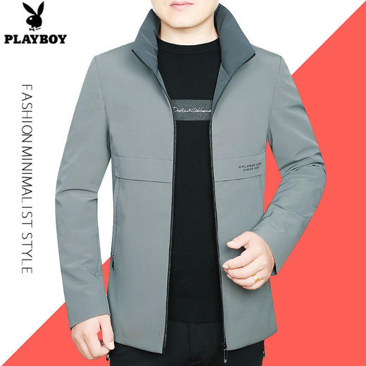 PDD-花花公子冬季新款轻薄羽绒服男中年男士外套冬装中老年短款爸爸装 商品图0