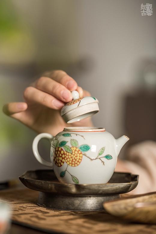 茶壶-泡茶壶-绣球花贰号壶 商品图3