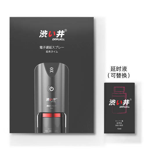 日本涩井外用电子延时喷雾15ml 男用劲能液 商品图3