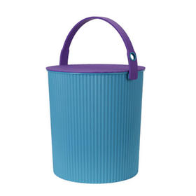 炫彩多功能收纳桶 蓝色 10L