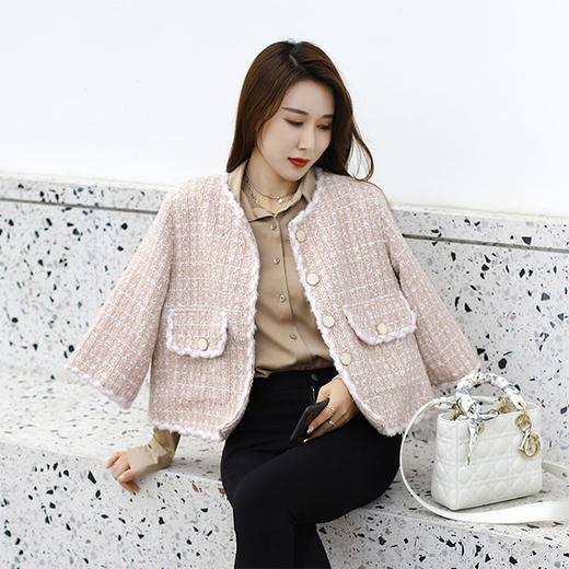 miraclemoment法式复古小香风外套